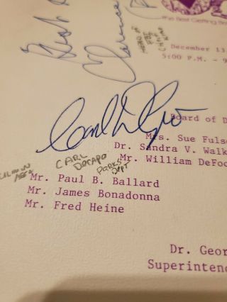 FBI Directors William S.  Sessions & Clarence M.  Kelley signed autographed 4