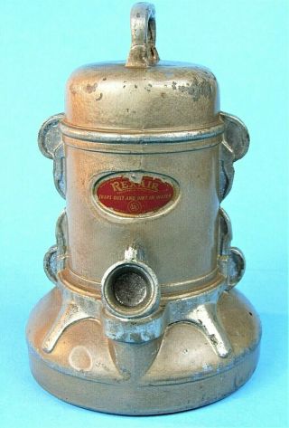 Vintage Rexair Canister Vacuum Cleaner Figural Metal Advertising Bank 1930 