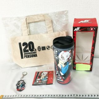 Persona 5 Fox Tumbler Tote Bag Square Badge Strap Japan Anime Manga Game Tk37