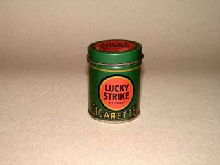 Vintage Lucky Strike Tobacco Tin Box