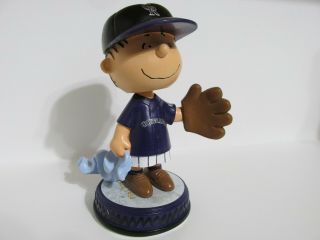 Snoopy Linus Forever Collectibles Ltd Ed Bobblehead Colorado Rockies 2015