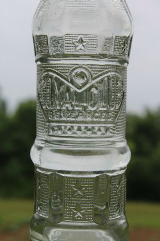 Alabama Bottling Co.  Royal Club Art Deco Embossed Bottle Birmingham Ala Al Rare