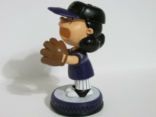 SNOOPY PEANUTS LUCY FOREVER COLLECTIBLES LTD ED BOBBLEHEAD COLORADO ROCKIES 2015 2