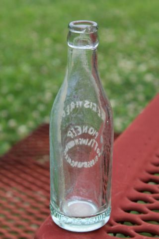 Blossburg Alabama Pioneer Bottling Embossed Bottle Ala AL Circle Slug Rare 3