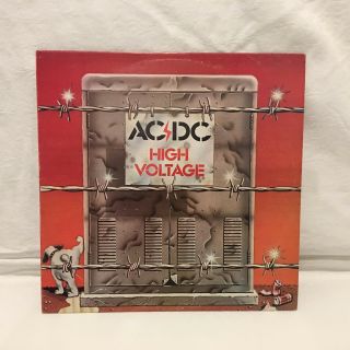 Ac/dc - High Voltage - Lp Albert Productions Blue Label Vinyl (australia)