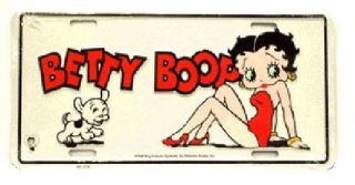 Betty Boop License Plate