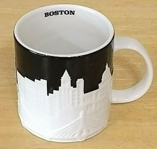 Starbucks Boston 2012 City Skyline Uss Constitution Zakim Bridge Coffee Mug Cup