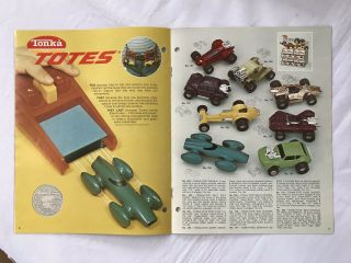 Rare Tonka Truck 25th Anniv Sales Brochure 1972 Action Toys Totes Scramblers