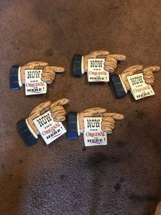 Vintage Pabst Blue Ribbon Hands All For One Money 5 Of Them