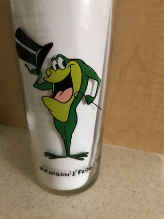 Michigan J.  Frog [wb] Warner Brothers - Looney Tunes - Drink Glass,  1993 Yr.