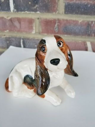 Vintage Collectable Norcrest Ceramic Beagle Dog Vtg