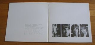 The Beatles 1968 Apple LP White Album Embossed Numbered Poster Photos Coversheet 4