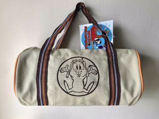 Rare Tote Bag Rocky & Bullwinkle Canvas Sz About 12 " X 6 "
