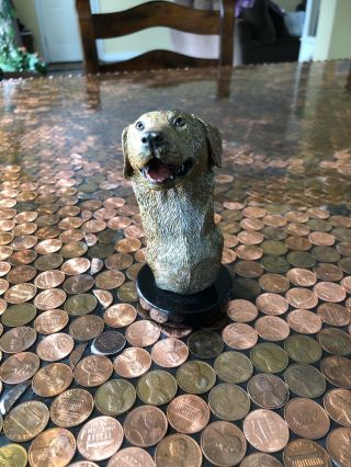 Kitty Cantrell 1995 Bronze Labrador Retriever Lab Dog Sculpture Number 147 - 2500