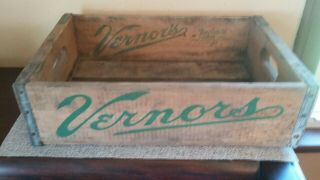 Vintage Vernors Ginger Ale Of Detroit Michigan Vernors Crate Wooden