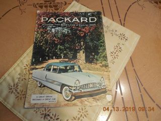 Vtg 1955 Packard Dealer Sales Brochure