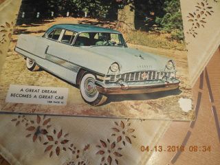 VTG 1955 Packard Dealer Sales Brochure 2