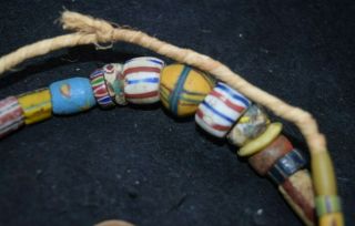 African trade bead strand,  older,  better diverse 3