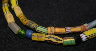 African trade bead strand,  older,  better diverse 4