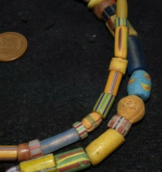 African trade bead strand,  older,  better diverse 5