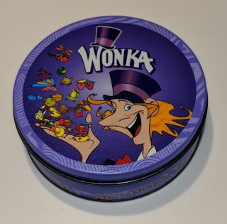 Vintage Willy Wonka Tin Can Mixed Candy Movie Nestle Cookie Tin 6 "