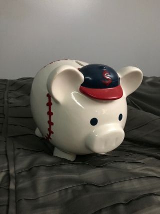 Ceramic " Baseball " Piggy Bank