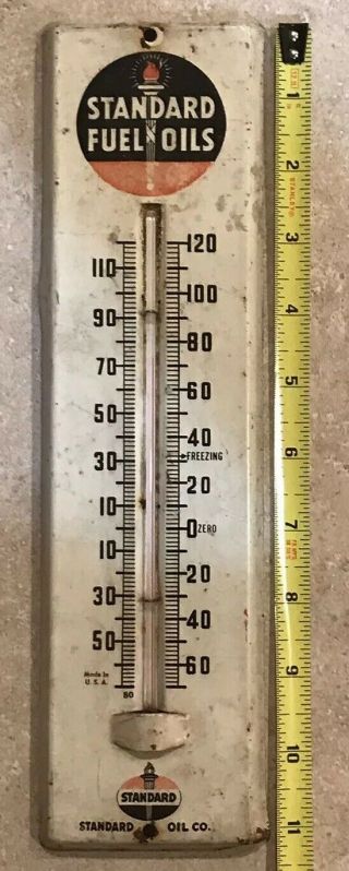 Vintage Standard Fuel Oil Thermometer