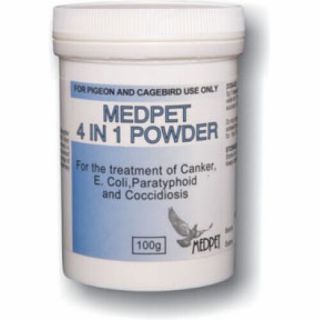 Pigeon Product - 4 In 1 Powder By Medpet For Racing Pigeons