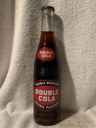 Full 10oz Double Cola Acl Soda Bottle Double Cola Bottling Co.