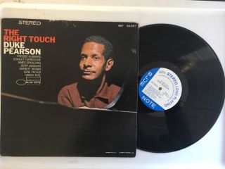 Duke Pearson ‎– The Right Touch - Blue Note ‎– Bst 84267 - Jazz 1967