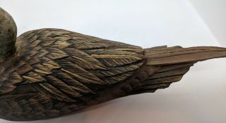 Handcrafted Pintail Hen Duck Decoy Signed By The Artist 6