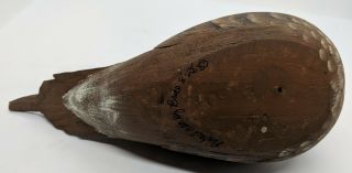 Handcrafted Pintail Hen Duck Decoy Signed By The Artist 8