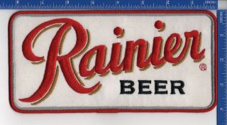 Rainier Beer Patch 8 1/4 " X 4 1/4 " Sew On Patch Nos