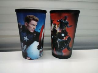 Avengers: Captain America & Iron Man 2cup´s " 3d " Movie Theater Cinepolis Mexican
