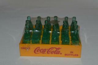 Vintage Coca Cola 24 Pack Miniature Bottles - Old Stock 1980 