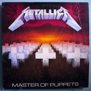 Metallica Master Of Puppets Rare Orig 