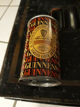 VERY RARE GUINNESS STEEL CAN FOREIGN EXTRA STOUT ST.  JAMES GATE DUBLIN VINTAGE. 4