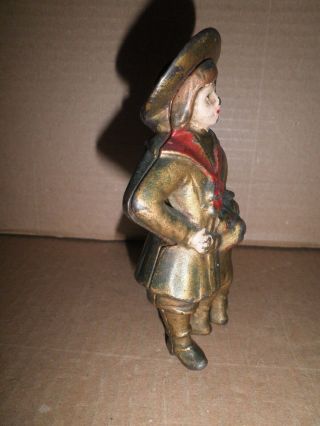 Great old cast iron Buster Brown & Tige still bank 1910 - 1932 2