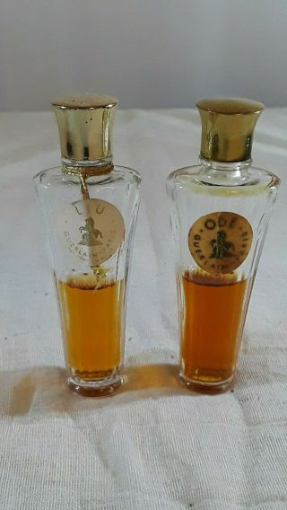 Guerlain Ode and Liu umbrella bottles,  1960 ' s with perfume 2