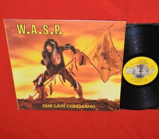 Wasp The Last Command Lp 1985 Capitol St 12435 Ex Vinyl Open Shrink