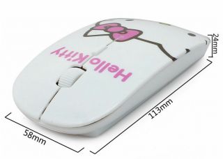 Hello Kitty Shape 2.  4GHz Wireless Mouse Optical Gaming Mouse For Computer 3