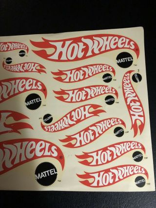 Vintage Hotwheels Redline Club Kit Decal Set Rare Harder To Find 3