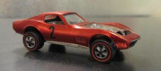 1968 Red Hot Wheels Custom Corvette Redlines