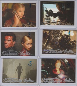 Kristanna Loken Terminator 3 Signed Trading Card 2 Bloodrayne Painkiller Jane