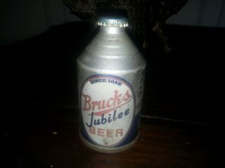 Brucks Jubilee Cone Top Irtp Beer Can Bruckman Co. ,  Cincy,  Ohio Tax Cap
