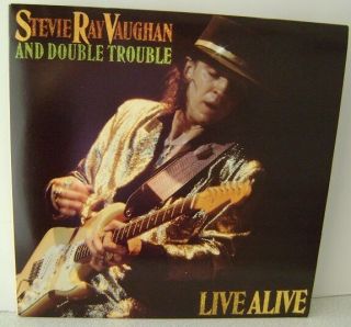 Stevie Ray Vaughn And Double Trouble Live Alive 2 Lp Vinyl Epic Records E2 40511