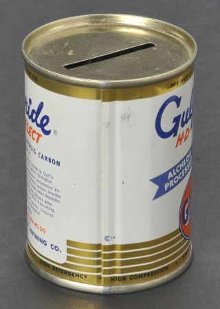 Vintage Gulf Oil Gulfpride Miniature Tin Can Bank Advertising 4