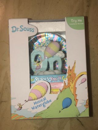 Dr Seuss Musical Snow Globe Water Oh The Places You’ll Go