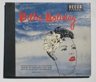 Billie Holiday Victor P75 78rpm Set Of 5