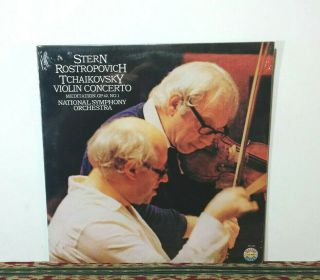 Tchaikovsky,  Violin Concerto,  Meditation Op 42 No 1,  Stern,  Rostropovich Lp 1979